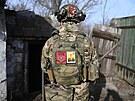 Ruský voják 15. samostatné motost�elecké brigády na neznámém míst� na Ukrajin�...