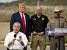 Donald Trump a Joe Biden navtívili píhraniní msta v Texasu.