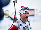 Michal Krmá v cíli závodu s hromadným startem v Oslu