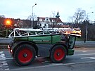 Zemdlci opt protestují v Praze, do hlavního msta zamíily stovky traktor....