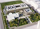 Vizualizace novho kampusu Lkask a Farmaceutick fakulty Univerzity Karlovy...