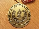 Medaile za dokon�en� 90 kilometr� dlouh�ho Vasova b�hu