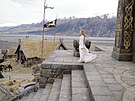 Miranda Otto jako títonoka Éowyn ve filmovém zpracování Pána prsten