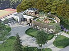 Zamlen podoba novho projektu v rekrean oblasti Kouteckho jezrka na...