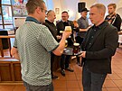 Ochutnávka piv ve Strahovském pivovaru v rámci Volby sládk. (7. bezna 2024)