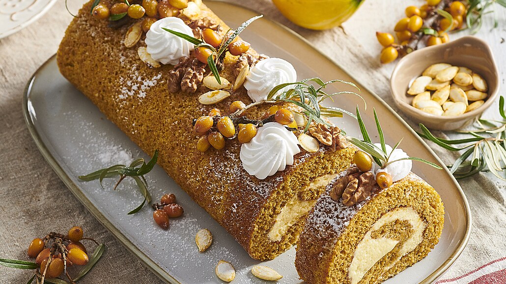 Dýová roláda s rakytníkem 