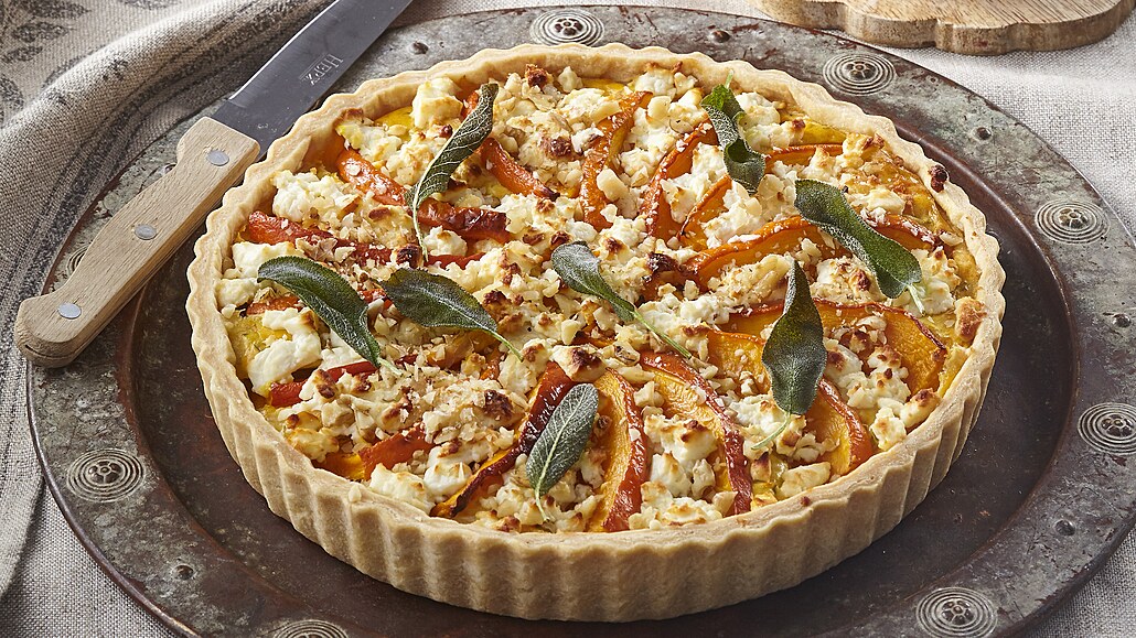 Slaný dýový kolá s ricottou