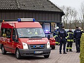 Při požáru domova pro seniory v německém městě Bedburg-Hau zemřeli čtyři lidé...