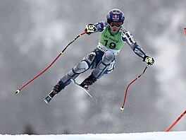 Ester Ledecká bojuje v super-G b�hem Sv�tového poháru v Kvitfjellu.