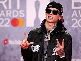 Raper Central Cee (Brit Awards, Londýn, 2. b�ezna 2024)