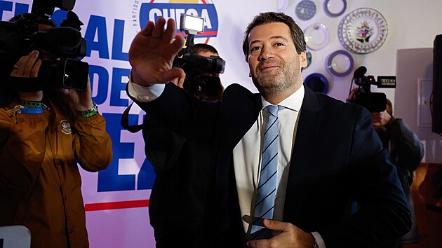 André Ventura je lídrem portugalské strany Chega.