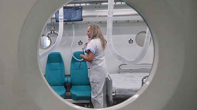 V Mstsk nemocnici Ostrava znovuoteveli hyperbarickou komoru, nejmodernj v tuzemsku. (1. bezna 2024)