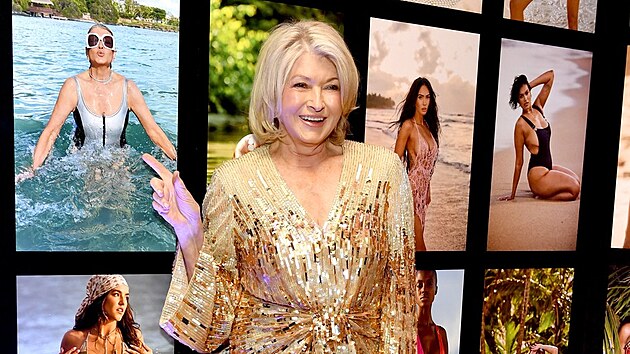 Martha Stewartov se v 81 letech nechala vyfotit v plavkch a stala se nejstar modelkou na oblce asopisu Sports Illustrated (kvten 2023)