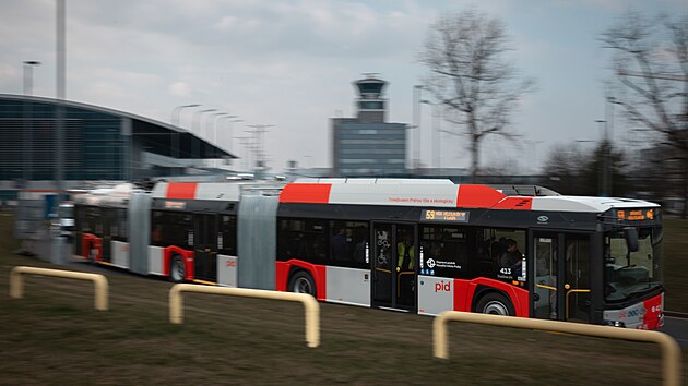 Slavnostn zahjen provozu trolejbus na trase Ndra Veleslavn - Letit Vclava Havla (6. bezna 2024)