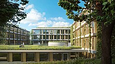 Plánovaný areál na �erveném kopci v Brn� m�l slou�it jako domov pro seniory se...