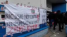 Zápas fotbalist� Zbrojovky Brno proti Táborsku v 18. kole druhé ligy provázely...