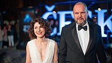 31. ro�ník �eského lva. Na snímku je Martha Issová a David Ond�í�ek. (9. b�ezna...