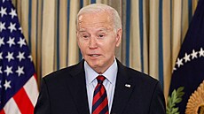 Americký prezident Joe Biden pronáí projev v Bílém dom ve Washingtonu. ( 5....