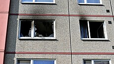 D�m s pe�ovatelskou slu�bou v �eské Kamenici, kde ho�elo. (8. b�ezna 2024)