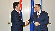 eský ministr zahranií Jan Lipavský se setkal s australským politikem Timothy...