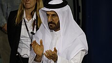 Prezident Mezinárodní automobilové federace Muhamad Sulajím na Velké cen...