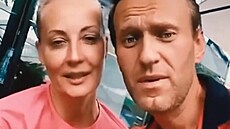 Julija Navalná zveřejnila vzpomínkové video se svým manželem