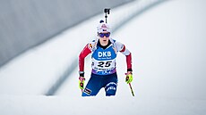 Markéta Davidová ve vytrvalostním závod� na norském Holmenkollenu.
