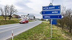 Silnice mezi Uherským Hradi�t�m a Bílovicemi (b�ezen 2024)