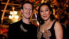Mark Zuckerberg s man�elkou Priscillou Chanovou (Gud�arát, Indie, 1. b�ezna...