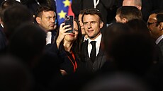 Francouzský prezident Emmanuel Macron piletl na oficiální návtvu Prahy