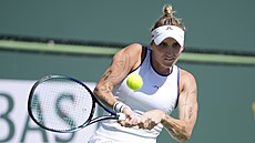 Markéta Vondrou�ová b�hem turnaje v Indian Wells