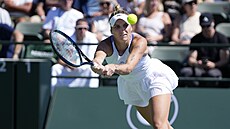 Markéta Vondrou�ová b�hem turnaje v Indian Wells