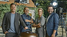 Tomá� Zást�ra, Zden�k Pohlreich, Patricie Pagá�ová a Martin Svatek v po�adu...