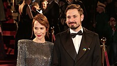 Tá�a Pauhofová a Jonatán Pastir�ák na udílení cen �eský lev (Praha, 9. b�ezna...