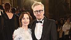 Jana Plodková s partnerem Filipem Žilkou na udílení cen Český lev (Praha, 9....