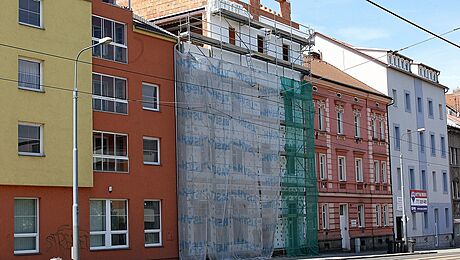 Zateplování dom v Plzni.