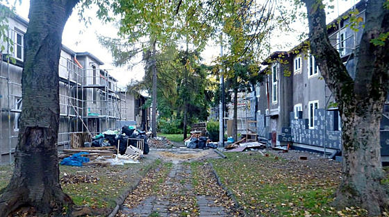 Rekonstrukce dom� v lokalit� �ervený k�í� v Ostrav� - Mariánských Horách loni v...