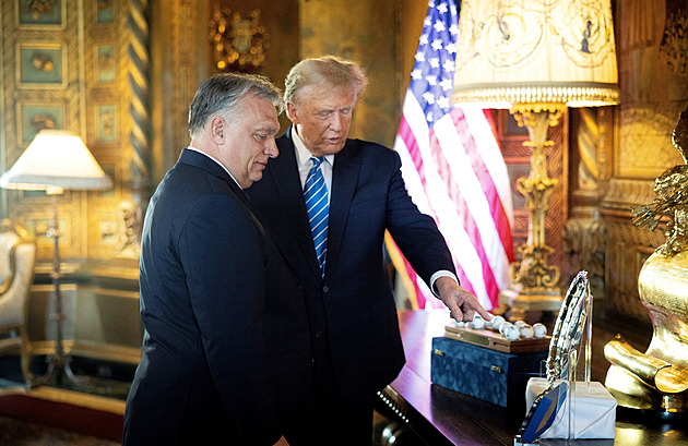 Nedám Ukrajině ani cent a válka skončí, řekl Trump při setkání Orbánovi