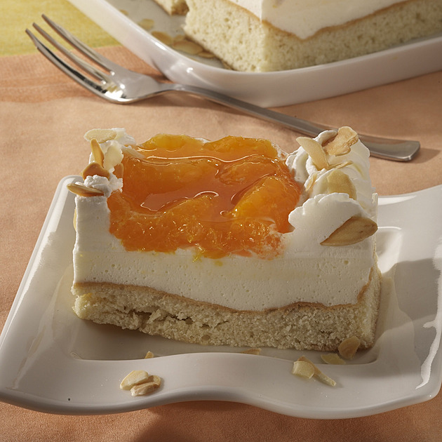 Smetanový koláč s mandarinkami
