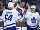 David Kämpf (64), William Nylander (88), Jake McCabe (22) a T. J. Brodie (78)...