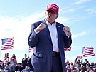 Donald Trump na pedvolebním mítinku v Ohiu (16. bezna 2024)