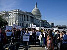 Protest ped Kapitolem proti chystané legislativ, která by v USA zakázala...