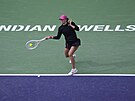 Polka Iga wiateková returnuje v semifinále turnaje v Indian Wells.