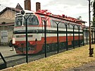 Lokomotiva S699.001 - prototyp v areálu elezniního depozitáe Národního...