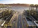 Rafinerie ve mst Churajs patící ropnému gigantu Saudi Aramco