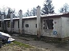 Vybydlen� objekt ubytovny u �elezn�ho dvora v Chodov�, kter� �ek� demolice.