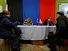Ruské prezidentské volby v okupovaném Doncku (16. bezna 2024)