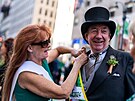Pátou Avenue v New Yorku proel prvod oslavující Den svatého Patrika, irského...
