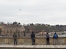 Stíhaky nad Prahou pipomnly tvrtstoletí v NATO