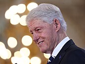 Americký exprezident Bill Clinton vystoupil na konferenci Nae bezpenost není...